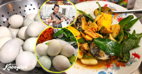 ពងទាកូនឆ្ងាញ់ ក្រោយផ្សារសាមគ្គីលក់ដាច់ខ្លាំង ដោយសារតែអំបិល និងខ្ទឹមជ្រក់ ភ្លក្សបានម្តងប្រាកដជាញ៉ាម! (មានវីដេអូ)