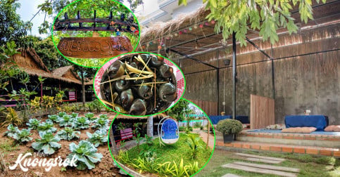 មិនដល់កន្លះម៉ោងពីភ្នំពេញ! មានម្ហូបឆ្ងាញ់ដោយប្រើបន្លែ និងផ្លែឈើធម្មជាតិ ជាមួយនឹងកញ្ចុះកម្សាន្តរបៀបអ្នកចម្ការ ពិសេសណាស់សម្រាប់ថ្ងៃសម្រាកចុងសប្តាហ៍