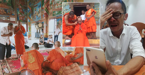 ម្តាយស្លាប់តែមិនបានជួបមុខ នាយក្រឹមបានត្រឹមបួសមុខភ្លើងពីចម្ងាយ