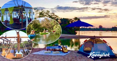 មិននឹកស្មានថា ​ស្ទឹងត្រែង មានដែនកោះ និងរីហ្សតដ៏ស្រស់ស្អាតលាក់ខ្លួនក្បែរព្រំដែនឡាវពិសេសដល់ថ្នាក់នេះសោះ!