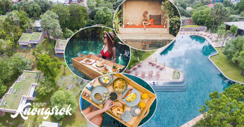 ទៅលេងសៀមរាប ​សាកល្បងកន្លែងស្នាក់នៅបែបប្រណីត ជាមួយការទទួលទានអាហារពេលព្រឹកក្នុងអាងទឹកឡើងកាលីបមួយនេះម្តងមើល៍!