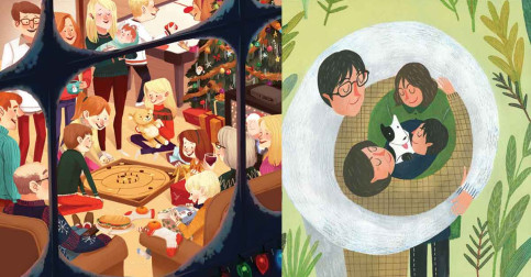 17 heart-warming illustrations full of boundless love for our nearest and dearest