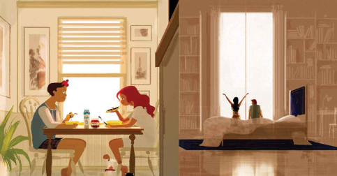 An illustrator who sees unique beauty in everyday life