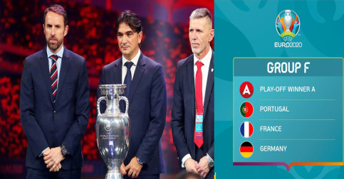 Euro 2020: ពូលស្លាប់រស់រក​ឃើញ​ហើយក្រោយអាល្លឺម៉ង់ ព័រទុយហ្គាល់ និង​បារាំង​ស្ថិត​ក្នុង​ពូល F​ជាមួយគ្នា