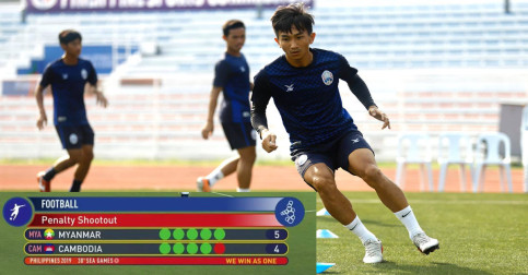U22កម្ពុជាបានត្រឹមលេខ៤ក្នុង​ស៊ីហ្គេម​២០១៩​ក្រោយ​ចាញ់​មីយ៉ាន់ម៉ាវគ្គ​១១ម៉ែត្រកាត់សេចក្ដី
