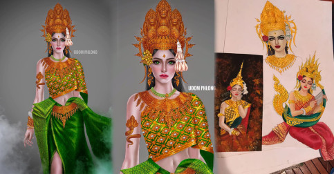 Share ឲ្យ​ពិភពលោក​បាន​ឃើញ​ផង! ស្នាដៃ​គំនូរ​កូន​ខ្មែរ​ពិតៗ ‘ព្រះ​នាង​នាគ’ ស្អាត​ខ្លាំង​ណាស់