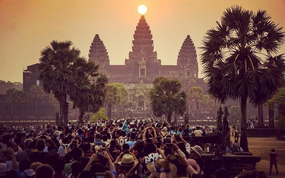 Equinox At Angkor Wat