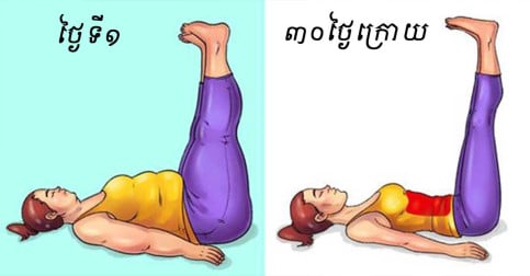 ៤ ដំណាក់កាល ត្រូវតែធ្វើតាមជំហាននីមួយ ៗ នោះក្បាលពោះរបស់អ្នកនឹងរលាយបាត់គ្មានសល់!