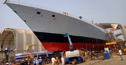 នាវាចម្បាំងបំបាំងកាយ Project 17A Stealth Frigate របស់មហាយក្សឥណ្ឌាដាក់ឲ្យដំណើរការ​ជាលើកដំបូង