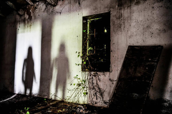 Depositphotos_403688360 Stock Photo Mysterious Shadow Woman Abandoned House