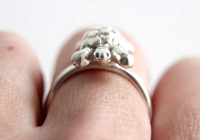 Original_tortoise Ring Handmade Sterling Silver (1)