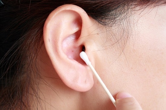 Cotton Swab Cleaning Ears