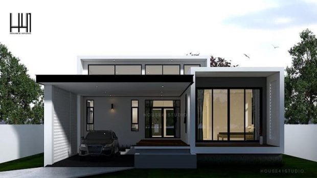 Modern Box Doi Saket HOUSE41studio Model 620x349