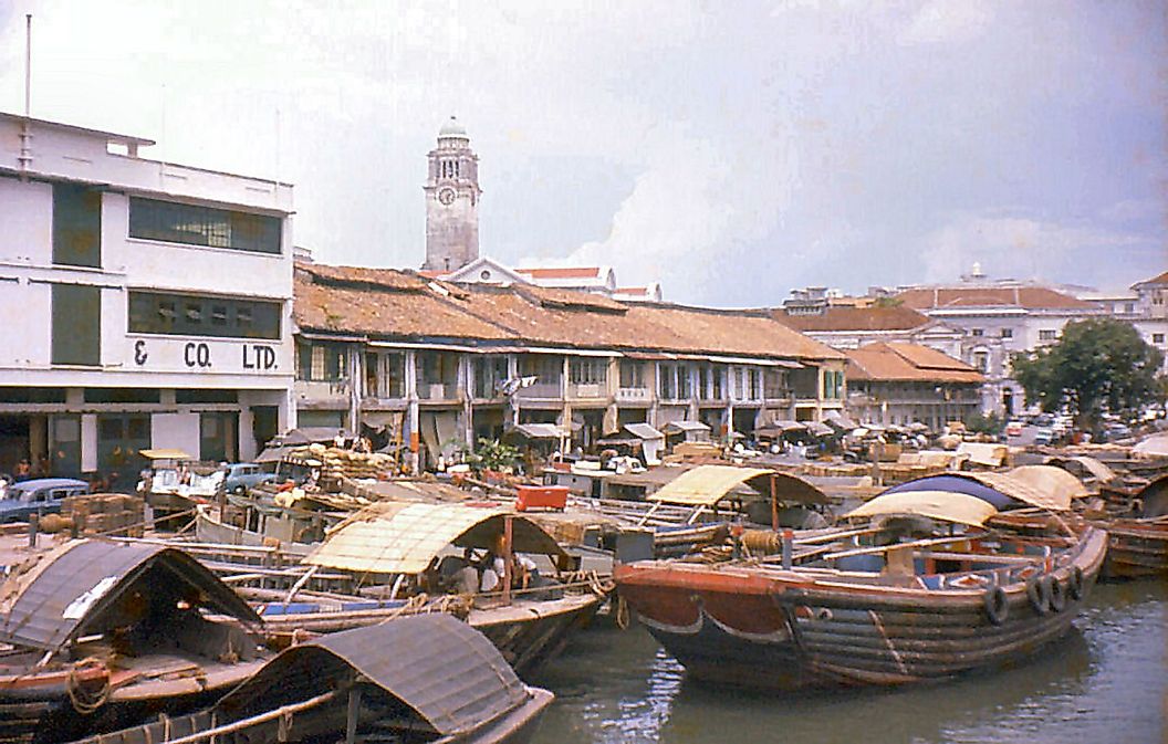 Singaporeriver Bumboats 196009