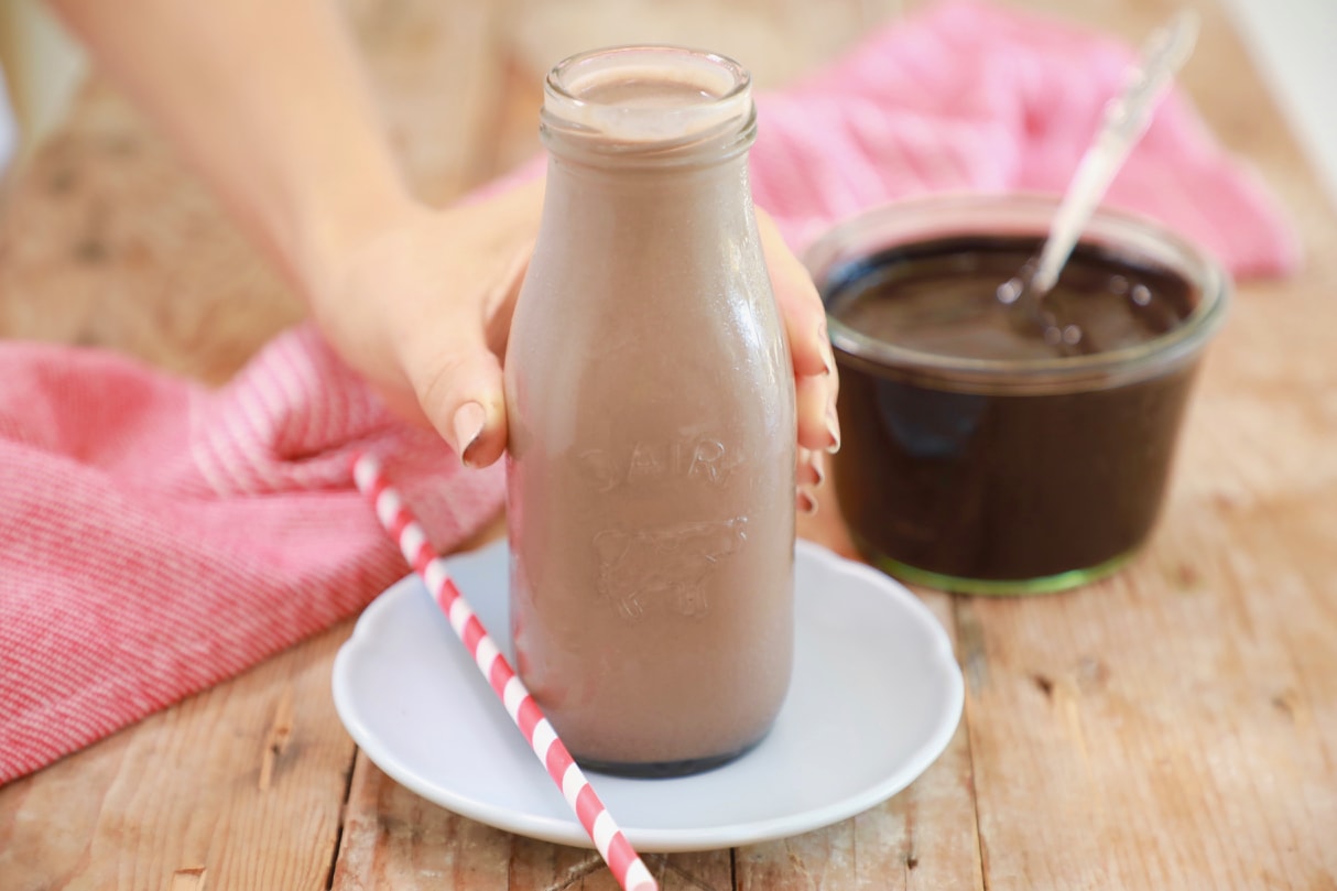 Homemade Chocolate Milk2