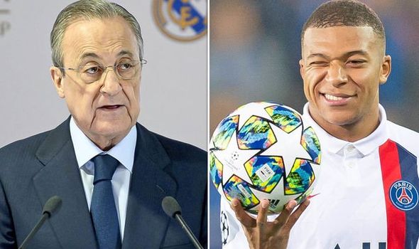 Real Madrid PSG Florentino Perez Kylian Mbappe 1195508