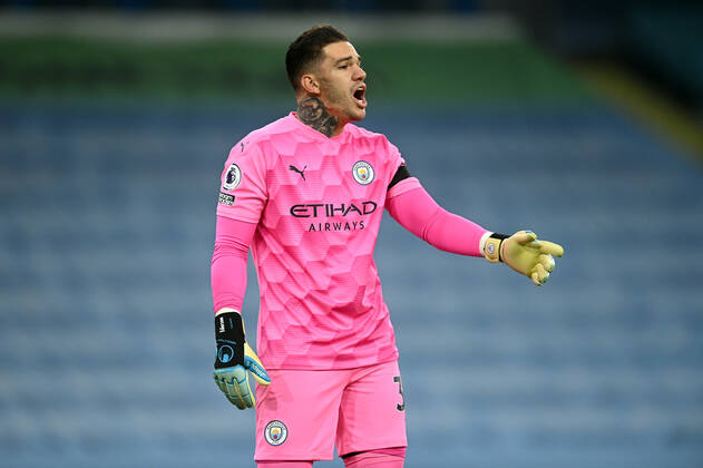 PFA Premier League Team Of The Year File Photo Dated 28 11 2020 Of Manchester City Goalkeeper Ederson. Issue Date: Frida