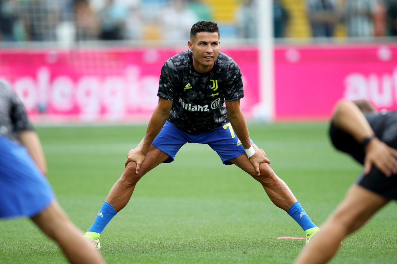 Ronaldo Warm Up Udinese Juve 2108 Epa