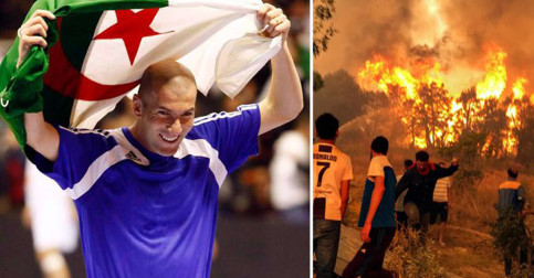 Zidane បរិច្ចាគលុយ២លានអឺរ៉ូជួយជនរងគ្រោះដោយសារភ្លើងឆេះព្រៃនៅអាល់ហ្សេរី