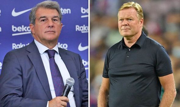 Barcelona News Joan Laporta Ronald Koeman 1491770