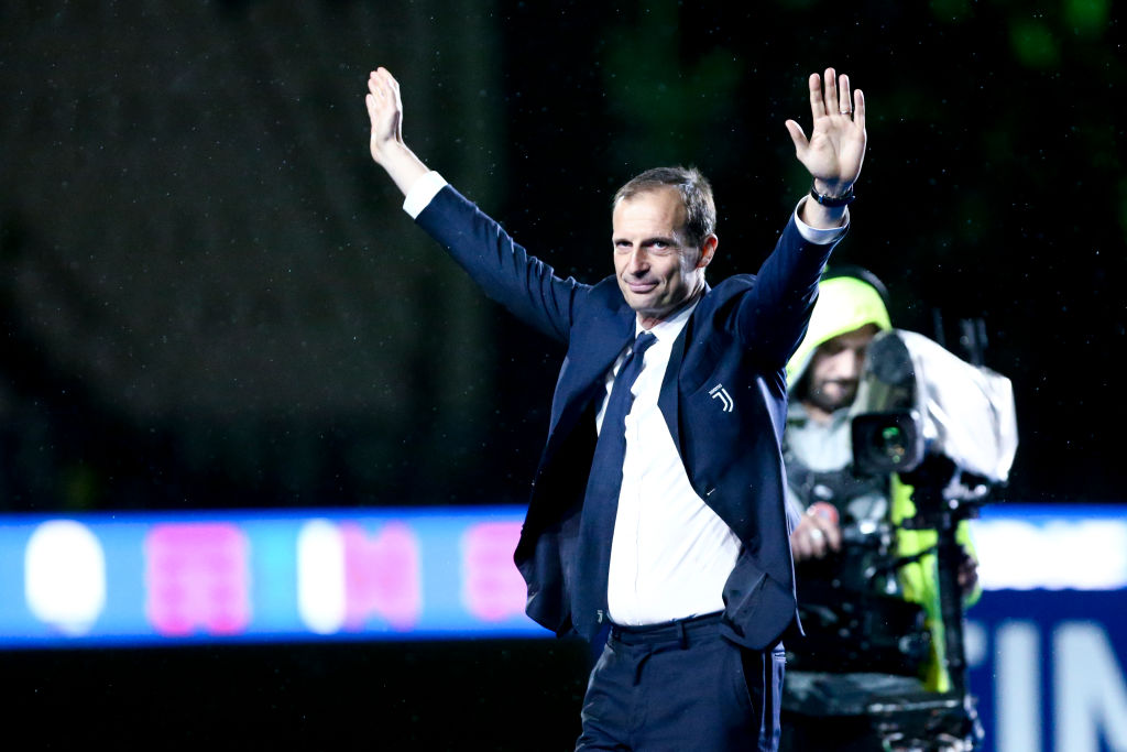 Massimiliano Allegri, Head Coach Of Juventus FC, Celebrate