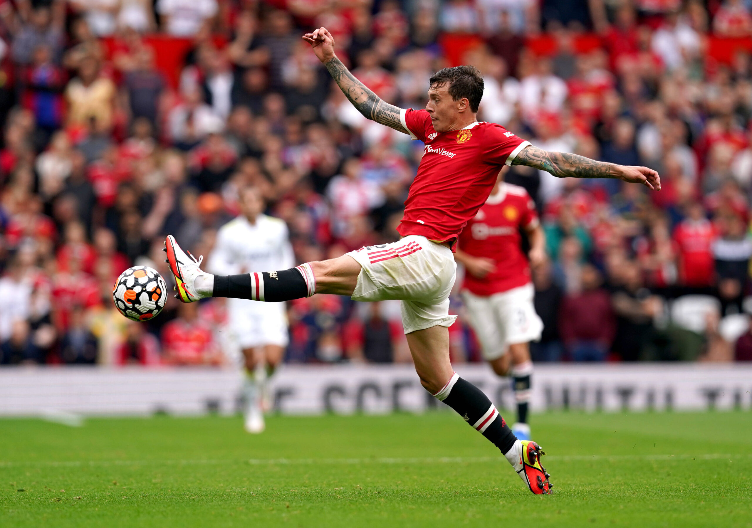 Manchester United, ManU V Leeds United   Premier League   Old Trafford Manchester United S Victor Lindelof During The P