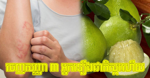 បើ​ចេញ​សញ្ញា ៣ លើ​ដៃ​នោះ​ជាតិ​ស្ករ​ឡើង​ខ្ពស់​ហើយ ប្រញាប់​រត់​រក​ផ្លែ​ឈើ ៤ នេះ​ជា​បន្ទាន់