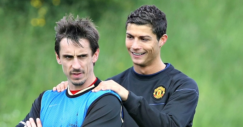 Gary Neville Cristiano Ronaldo Football365