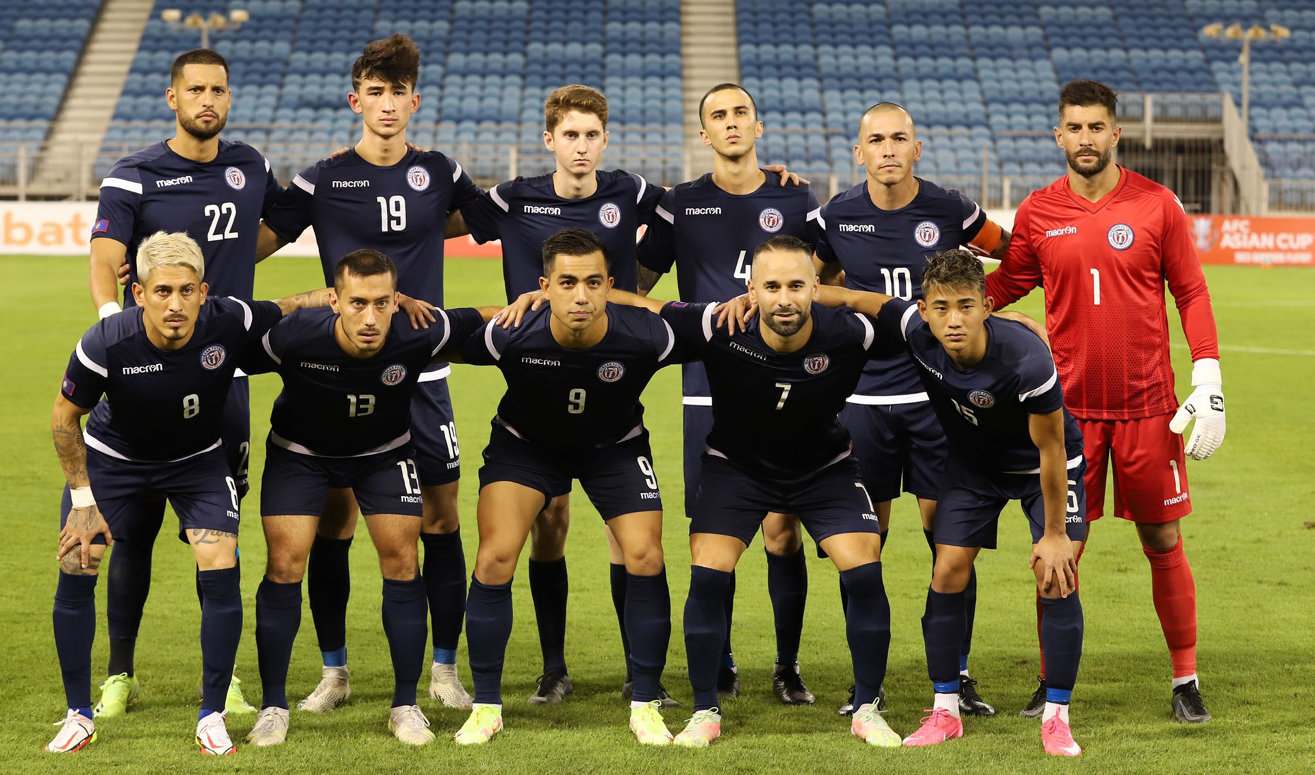 Starting XI Guam