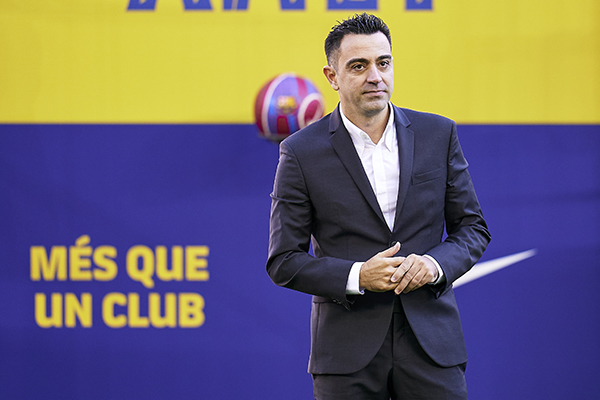 Xavi Hernandez Unveiled As New FC Barcelona FC Head Coach