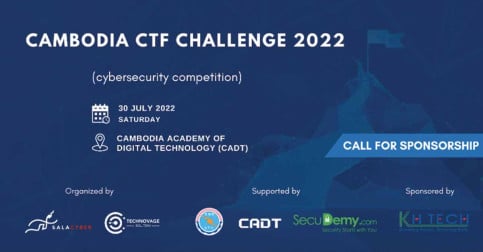 Cambodia CTF Challenge 2022 ជា​ព្រឹត្តិការណ៍​មួយ​ដែល​ផ្ដល់​ឱកាស​ដល់​អ្នក​មាន​សមត្ថភាព​ និង​ជំនាញ​ខាង​ផ្នែក​សន្តិសុខ​ព័ត៌មាន