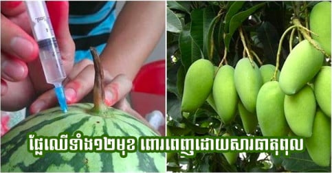 ផ្លែឈើដ៏ពេញនិយម ១២ ប្រភេទ ដែលត្រូវបានគេប្រើសារធាតុគីមីបំប៉នស្ទើរតែ ៩០% ទៅហើយ-v2