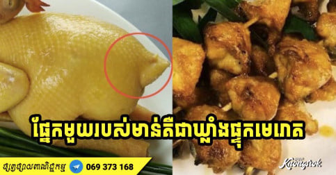 ផ្នែកមួយរបស់មាន់គឺជា “ឃ្លាំងផ្ទុកមេរោគ” ប៉ុន្តែមនុស្សជាច្រើនចាត់ទុកថាវាជាម្ហូបឆ្ងាញ់បំផុតទៅវិញ