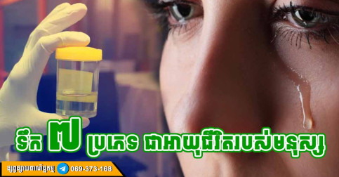 ទឹក ៧ ប្រភេទ ពិតជាសំខាន់ណាស់ សម្រាប់មនុស្សម្នាក់ៗ