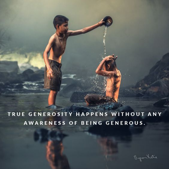 Be Generous