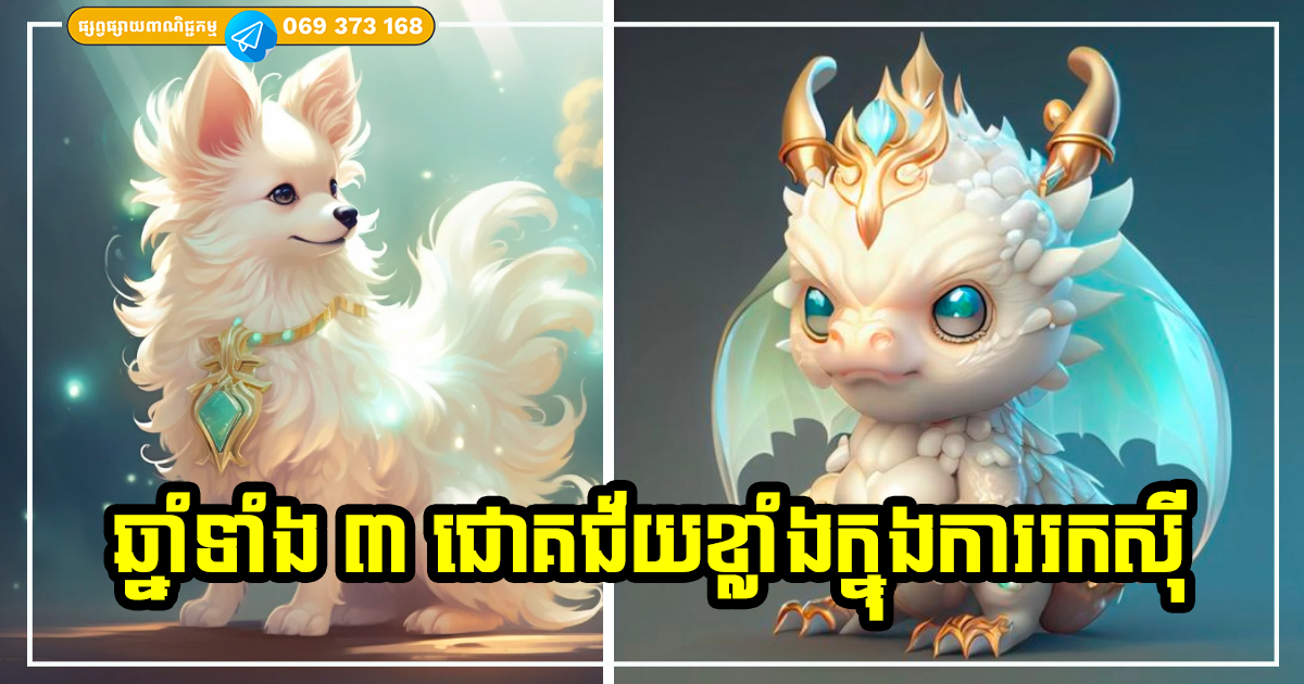 នៅសុខៗលុយរត់រក! ម្ចាស់ឆ្នាំទាំង ៣ លែងភ័យលែងបារម្ភអំពីការរកស៊ី ជំនួញអ្នកនឹងជួញបានប្រាក់ចំណេញធំក្នុងអំឡុងពេលនេះ