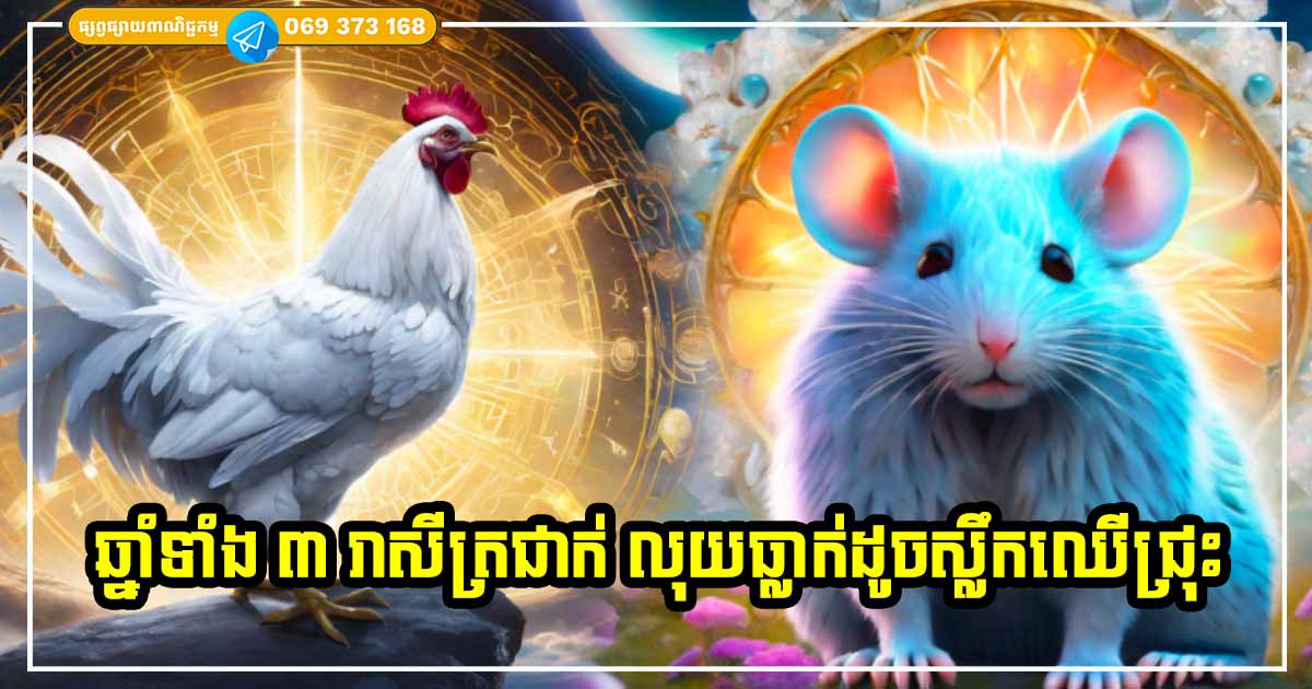 ម្ចាស់ឆ្នាំទាំង ៣ រាសីត្រជាក់ ក្នុងអំឡុងចូលឆ្នាំចិននេះ លាភទ្រព្យ កាក់កបហូរចូលដូចស្លឹកឈើជ្រុះ