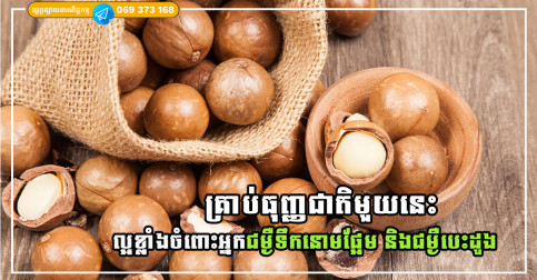 ទទួលទានគ្រាប់ធុញ្ញជាតិមួយប្រភេទនេះ ល្អខ្លាំងចំពោះអ្នកជម្ងឺទឹកនោមផ្អែម និងជម្ងឺបេះដូង