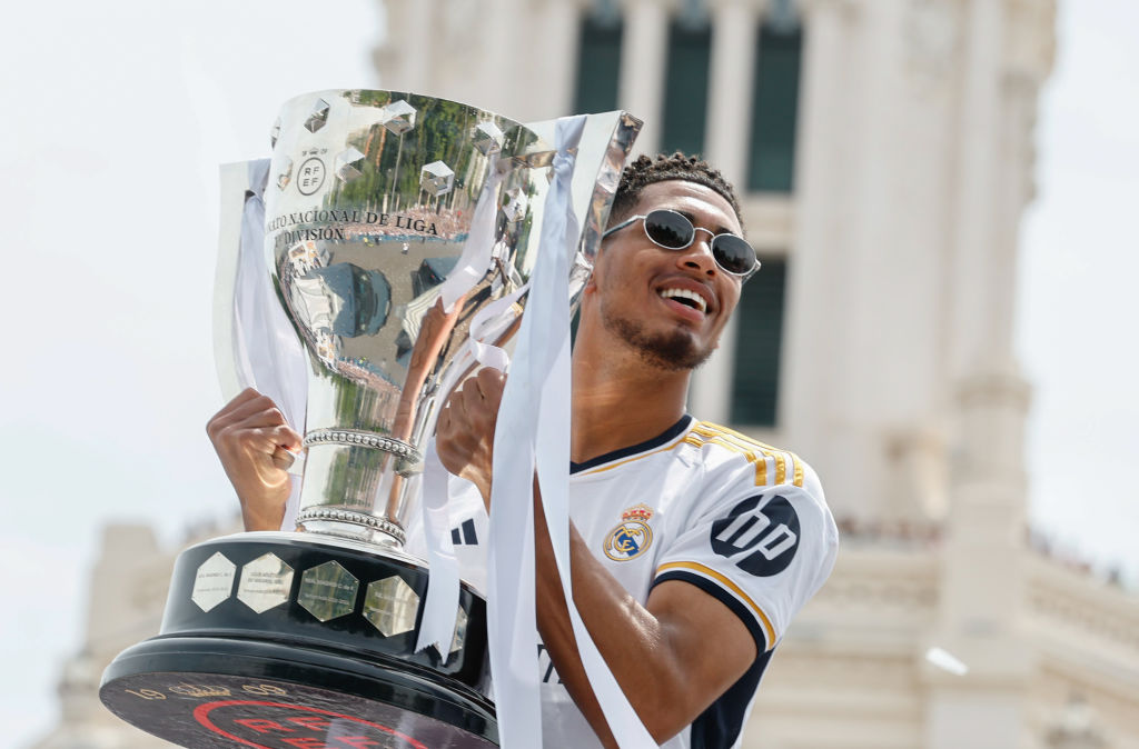 Real Madrid Celebrate Winning The LaLiga Title