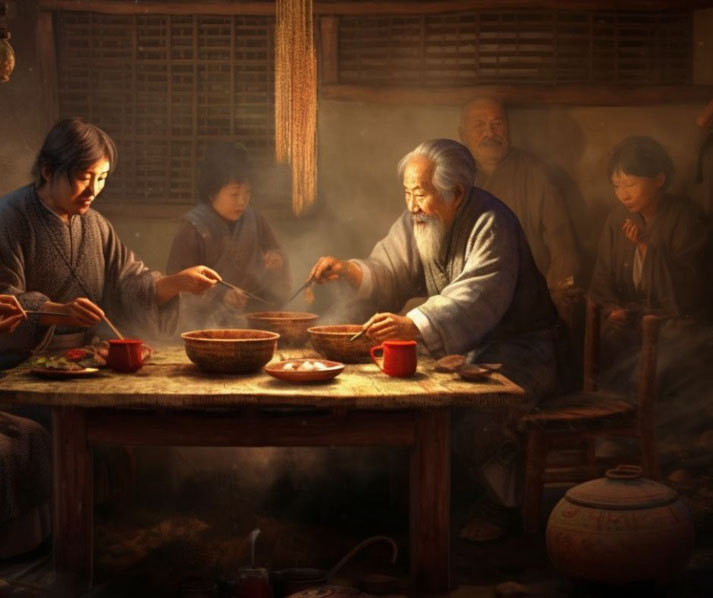 Ancient Chinese Family