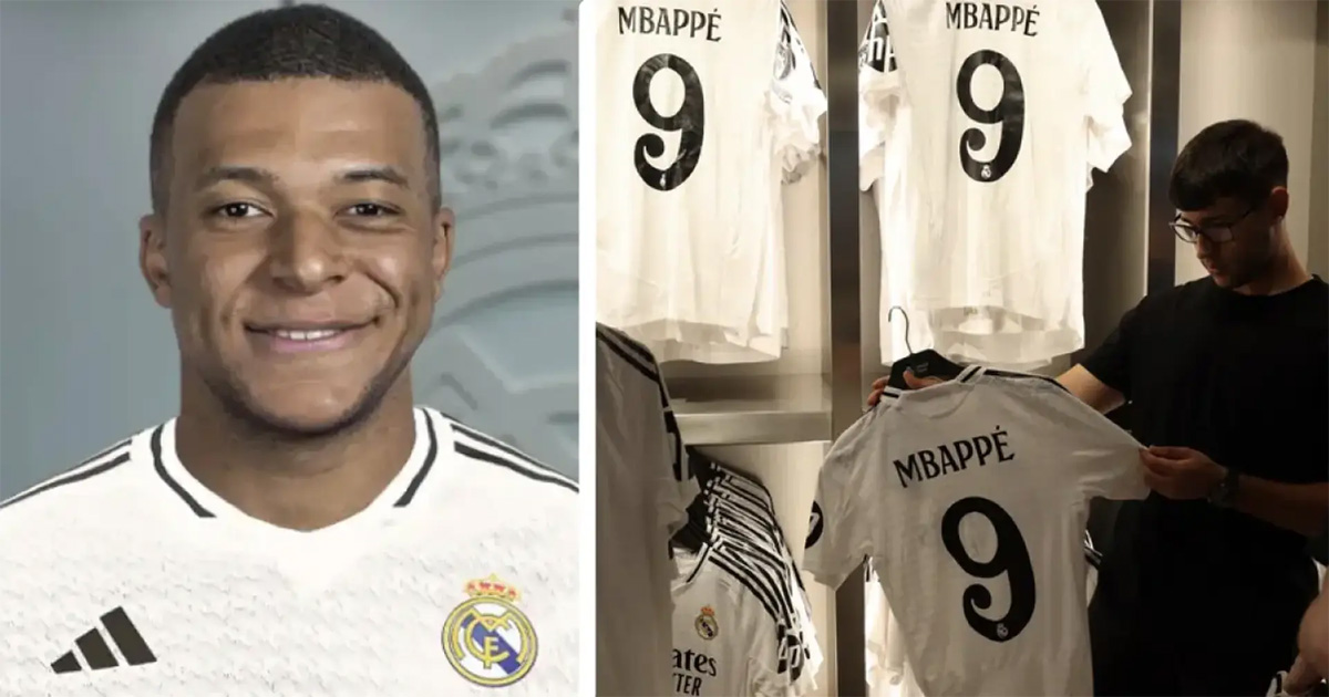 ត្រឹមរយៈពេល 24 ម៉ោងចុងក្រោយ Real Madrid ចំណេញលុយកប់ក្ដោង ពីការលក់អាវ Kylian Mbappe