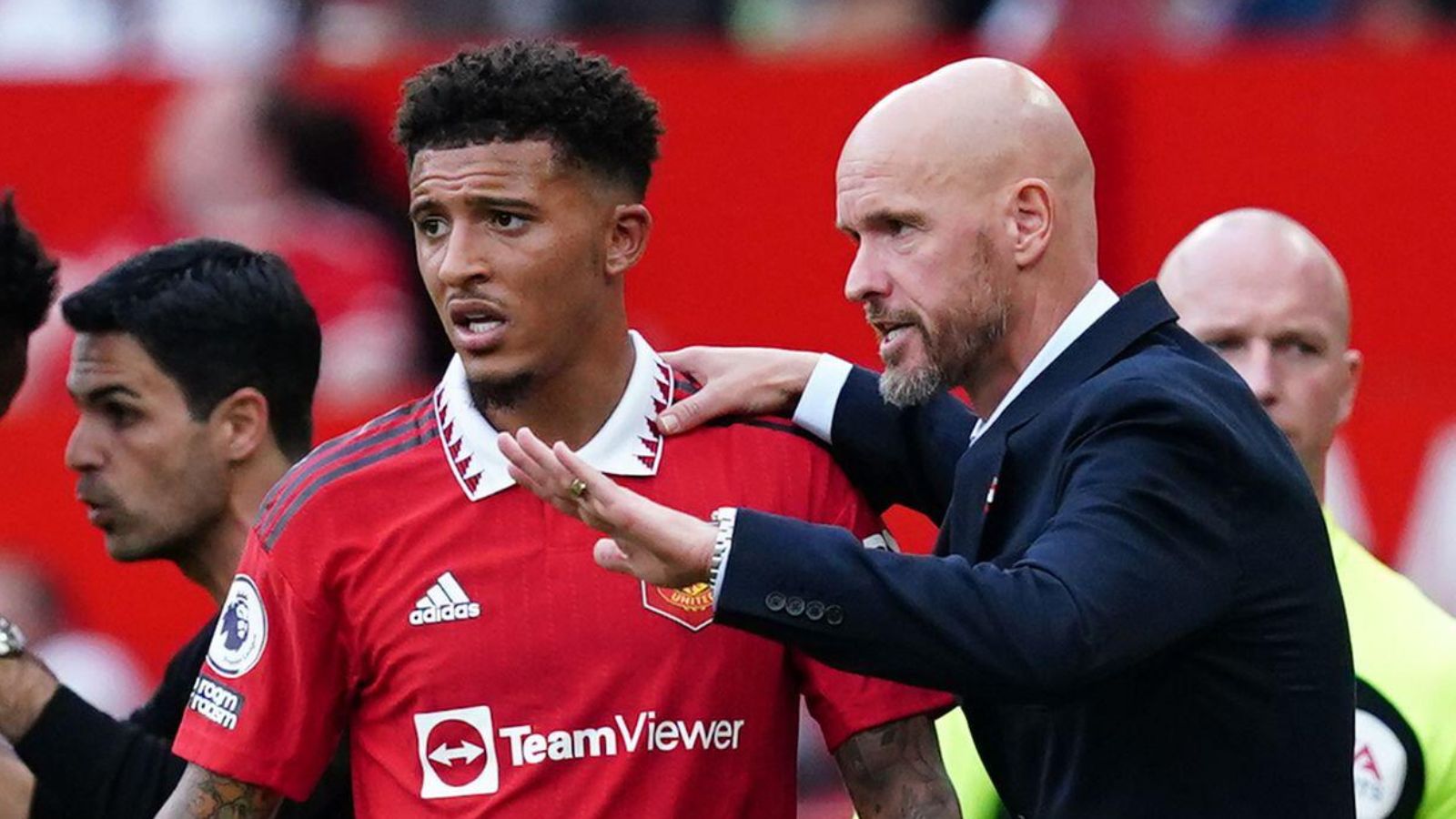 Jadon Sancho Erik Ten Hag Manchester United