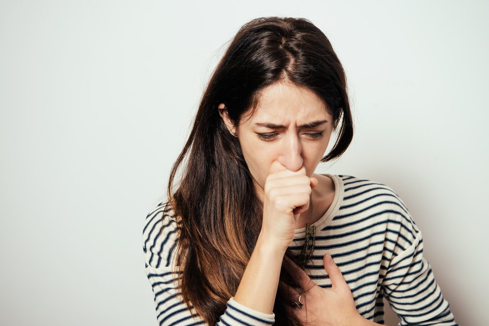 Woman,Coughing