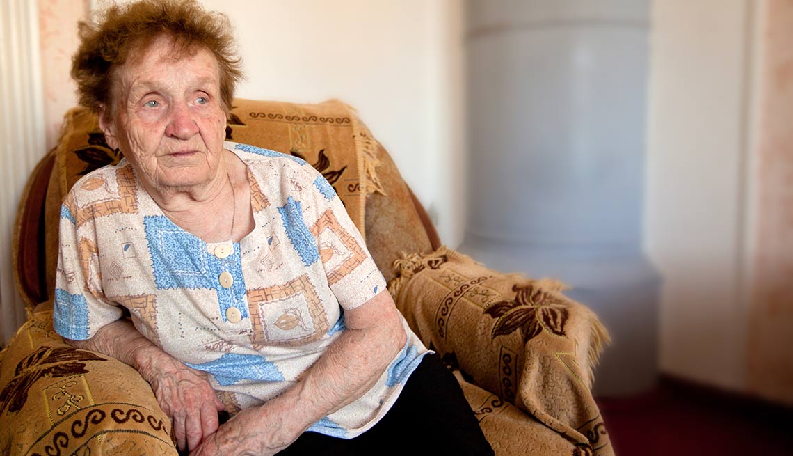 Mature Woman In Chair, Aging In America Conference
