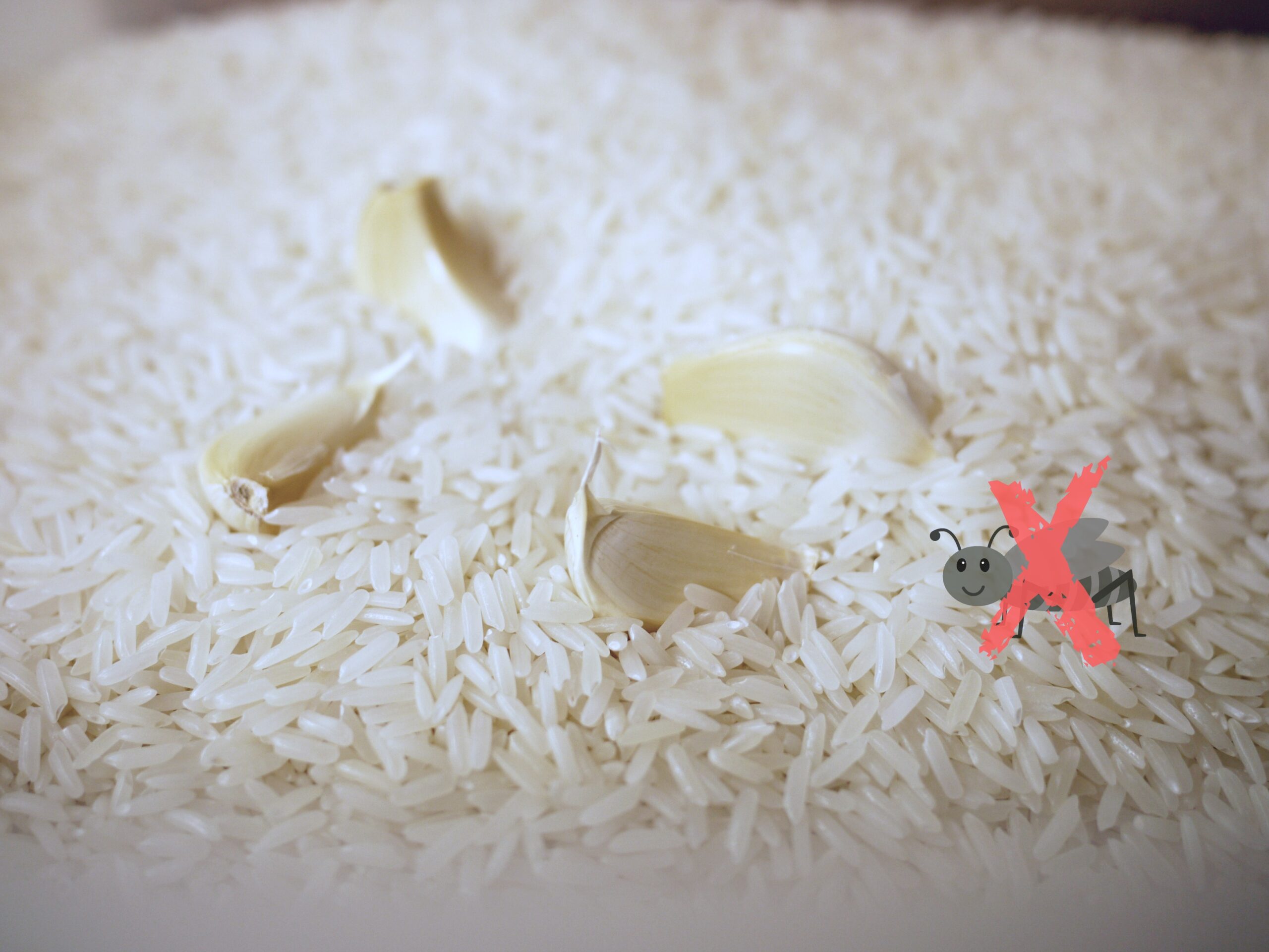 Garlic Cloves In Rice