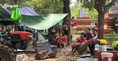 អាណិតណាស់! ទិដ្ឋភាពពលរដ្ឋខ្មែរស្លូតត្រង់មានទាំងក្មេងចាស់រាប់ពាន់នាក់ បានរត់គេចពីគ្រា./ប់ផ្លោ/ងរបស់ចោរឈ្លានពានថៃលើកម្ពុជា