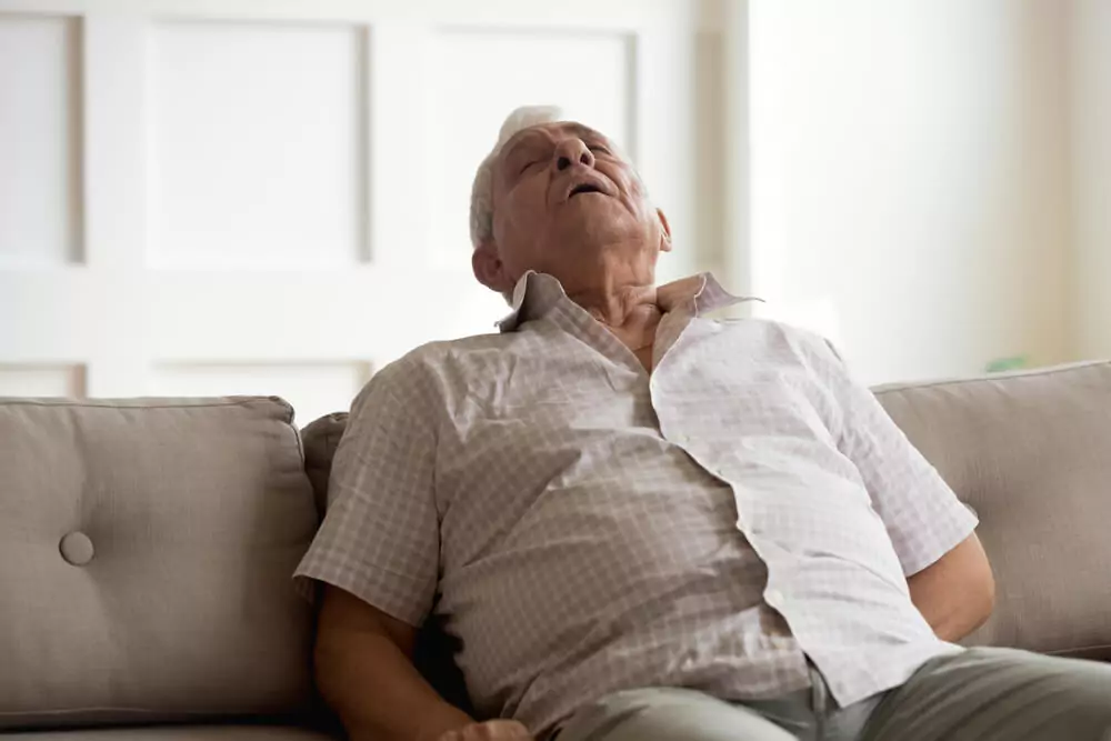 Old Man Napping