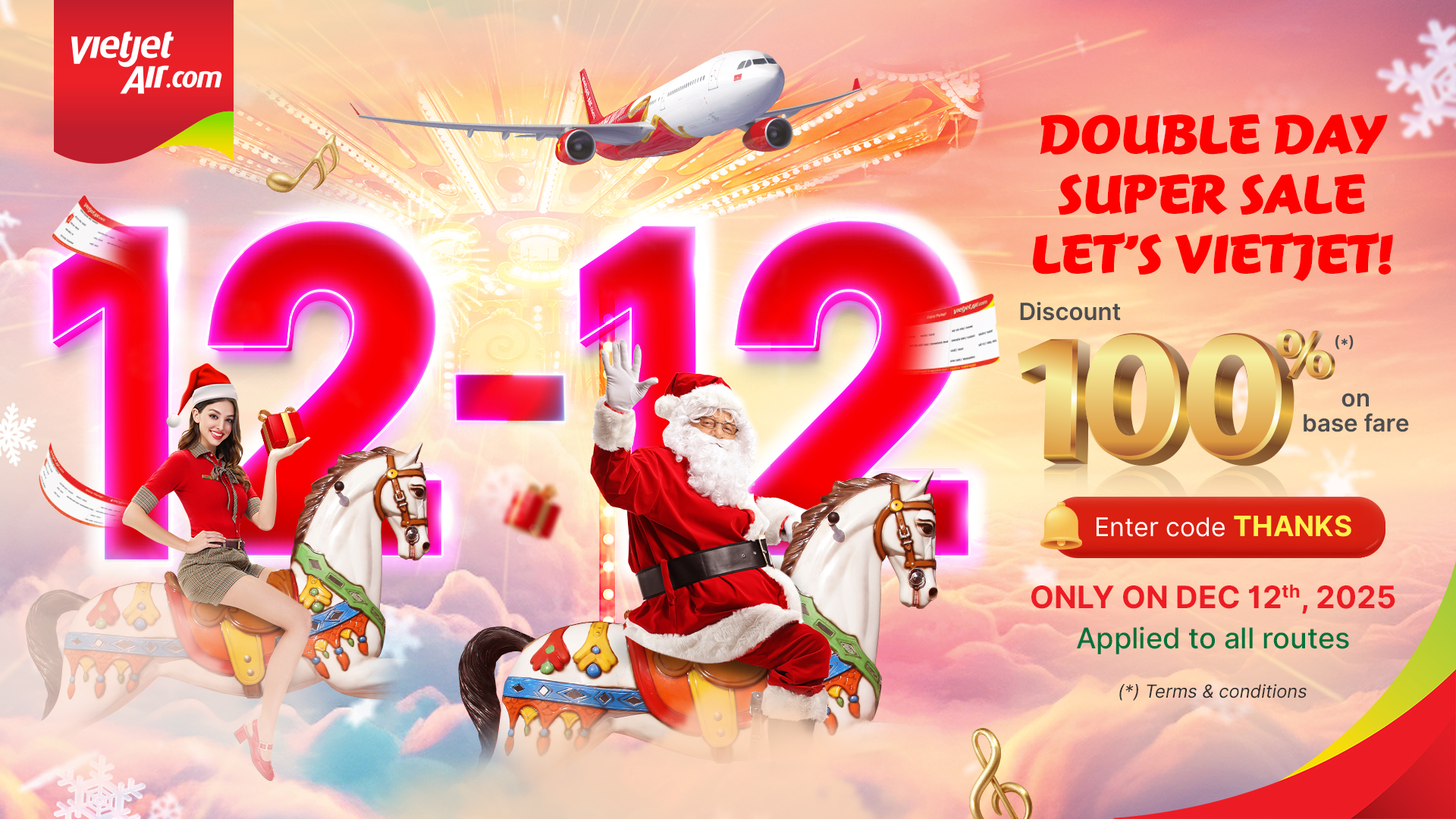 Vietjet Offers 12.12 Promotion