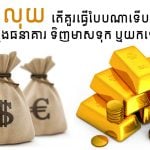 ដើម្បីក្លាយជាអ្នកមាន តើគួរដាក់លុយសន្សំក្នុងធនាគារ ទិញមាស ឬវិនិយោគទិញភាគហ៊ុន?