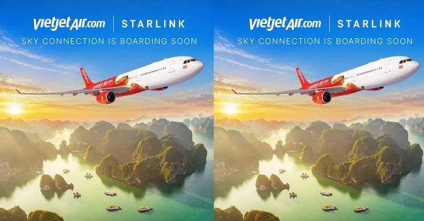 Vietjet ចុះហត្ថលេខាលើកិច្ចព្រមព្រៀងជាមួយ Starlink ដើម្បីផ្តល់សេវាអ៊ីនធឺណិតល្បឿនលឿននៅលើជើងហោះហើរក្នុងបណ្តាញប្រតិបត្តិការទូទាំងពិភពលោករបស់ខ្លួន